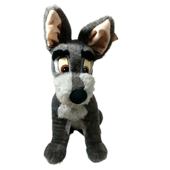 Vintage Lady & The Tramp TAGS 18” Dog Disney Plush Soft Puppy Toy Disneyland RAR - Picture 6 of 6